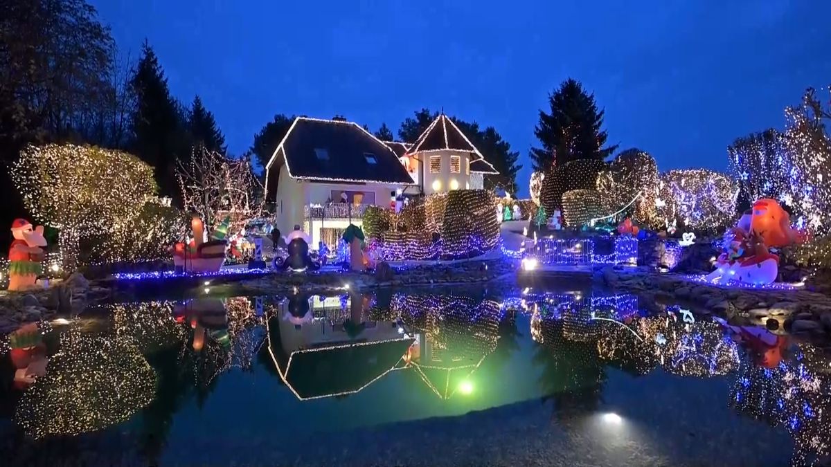 Nejnazdobenější vánoční dům v Evropě máme téměř za humny. Jeho tradice trvá už 30 let